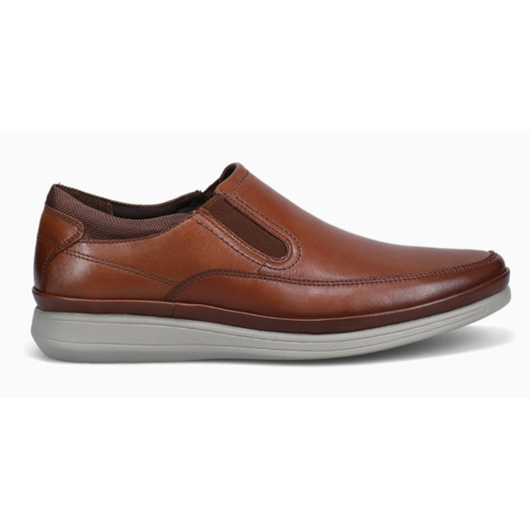 Florsheim Motion Moc Toe Men\'s Slip On Cognac leather Size 8.5 Wide main image 5
